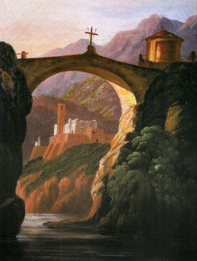 Italian Landscape by Manuel Araújo de Porto Alegre